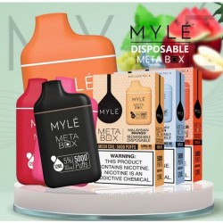 سحبة سيجارة مايلي 5000 بف 5 % نيكوتين MYLE META DISPOSABLE
