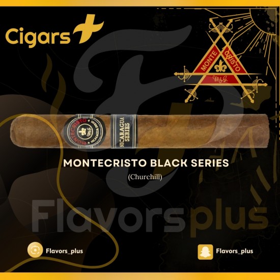 سيجار مونت كريستو بلاك سيرس تشرشل | MONTECRISTO BLACK SERIES (Churchill) CIGAR