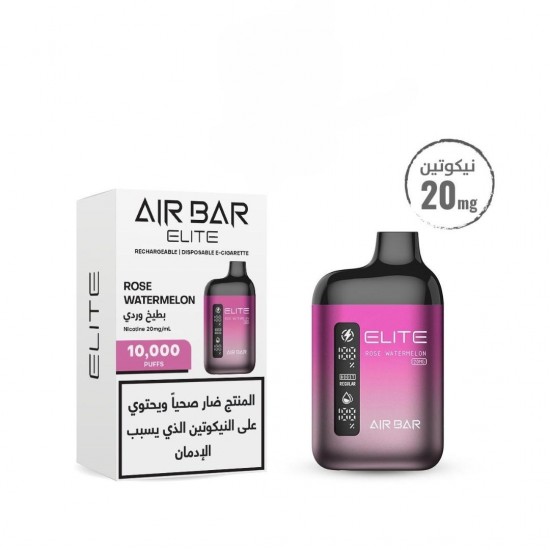 سحبة إير بار إليت 10k موش | AIR BAR ELITE 10,000 PUFFS 20mg DISPOSABLE VAPE