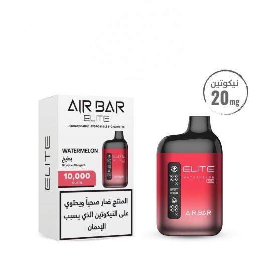 سحبة إير بار إليت 10k موش | AIR BAR ELITE 10,000 PUFFS 20mg DISPOSABLE VAPE