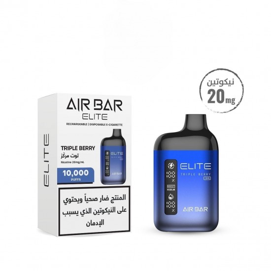 سحبة إير بار إليت 10k موش | AIR BAR ELITE 10,000 PUFFS 20mg DISPOSABLE VAPE