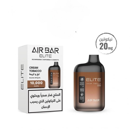 سحبة إير بار إليت 10k موش | AIR BAR ELITE 10,000 PUFFS 20mg DISPOSABLE VAPE