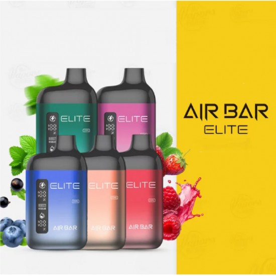 سحبة إير بار إليت 10k موش | AIR BAR ELITE 10,000 PUFFS 20mg DISPOSABLE VAPE