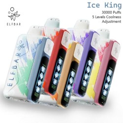 سحبة الف بار ايس كينج 30 الف  5% نكوتين | Elfbar Ice King 30K  5% Disposable Vape Kit