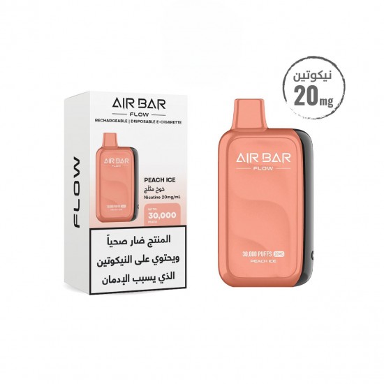 سحبة اير بار فلو 30 الف (20 نيكوتين) | AIR BAR FLOW Disposable 30K 20MG