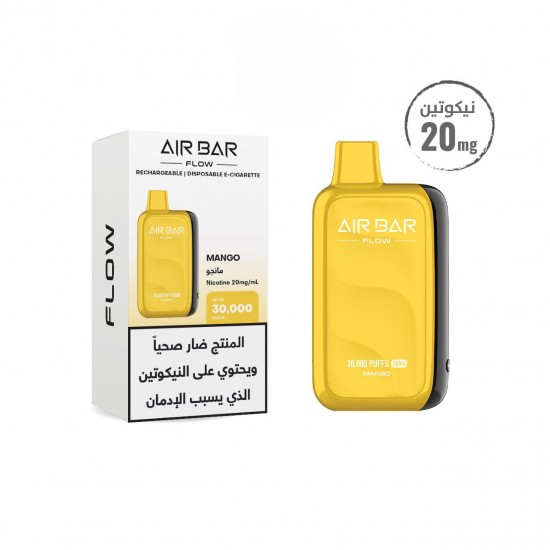 سحبة اير بار فلو 30 الف (20 نيكوتين) | AIR BAR FLOW Disposable 30K 20MG