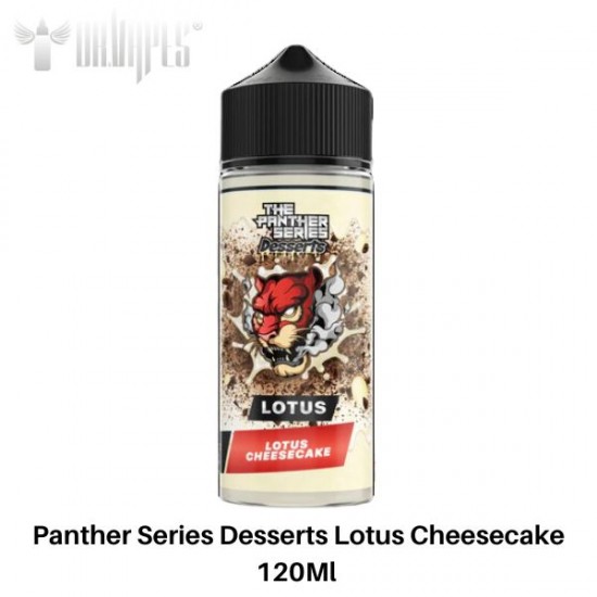 نكهة بانثر سيريس تشيز كيك لوتس |PANTHER DESERT SERIES LOTUS CHEESECAKE 120ML