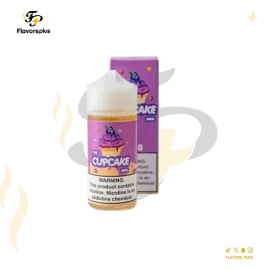 نكهة كب كيك مان التوت الازرق فيبر تريتس | THE CUPCAKE MAN BLUEBERRY VAPER TREATS 100ML