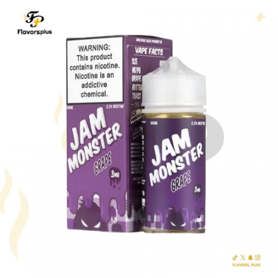 نكهة جام مونستر عنب | JAM MONSTER GRAPE 100ML