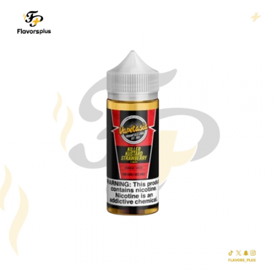 نكهة كيلر كاسترد فراولة من فيبتازيا | Killer kustard strawberry Vapetasia 100ml