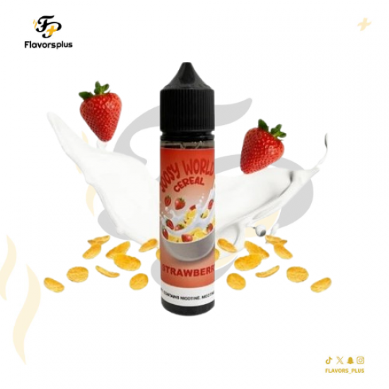 نكهة كورن فليكس فراولة جوسي وورلد | CEREAL STRAWBERRY JOOSY WORLD 60ml