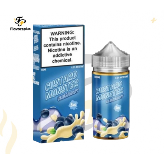 نكهة كاسترد مونستر التوت الأزرق | CUSTARD MONSTER BLUEBERRY 100ML