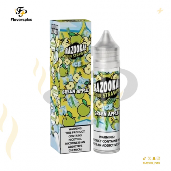 نكهة ساور التفاح الأخضر بازووكا | BAZOOKA SOUR GREEN APPLE 60ML