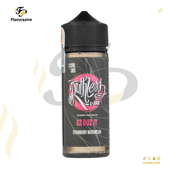 نكهة  الفراولة مع الجح الأحمر روثليس | RUTHLESS EZ DUZ IT 120ML