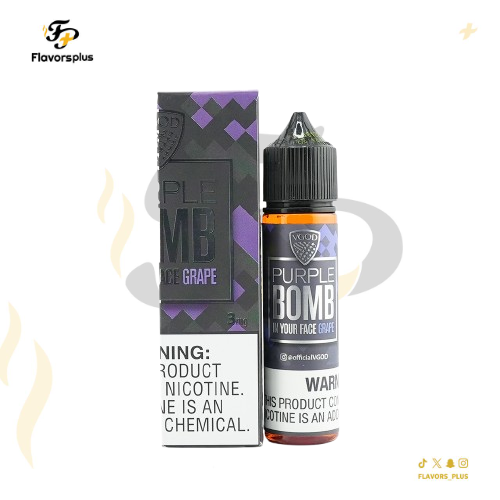  نكهة  فيقود بيريل بومب عنب  | VGOD  PURPLE BOMB 60ML 