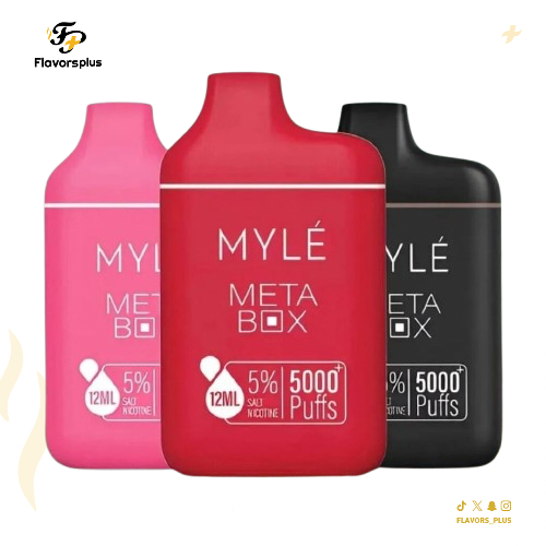 سحبة مايلي 5000 بف 50 نيكوتين | MYLE META BOX DISPOSABLE 50MG