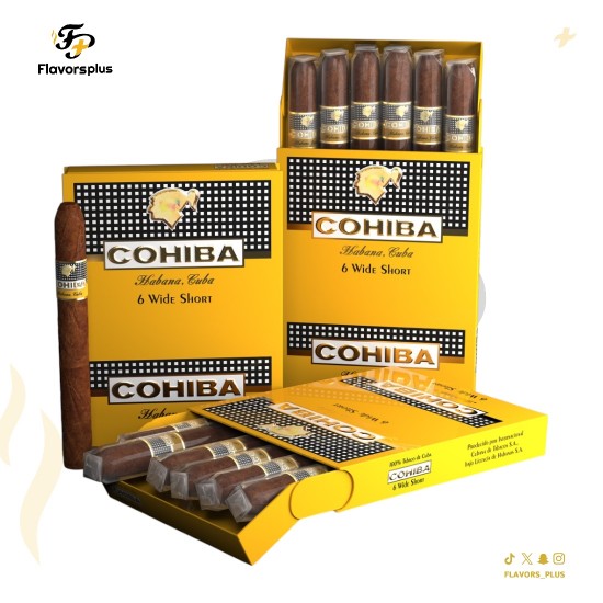 سيجار كوهيبا وايد شورت | Cigar Cohiba Wide Short 6 