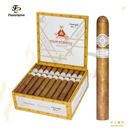 سيجار مونت كريستو وايت سيرس تشرشل | MONTECRISTO WHITE SERIES (Churchill) CIGAR  