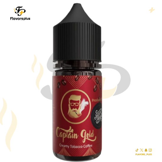 نكهة كابتن قولد توباكو قهوة 30 مل | Captain Gold Creamy Tobacco Coffee 30ml