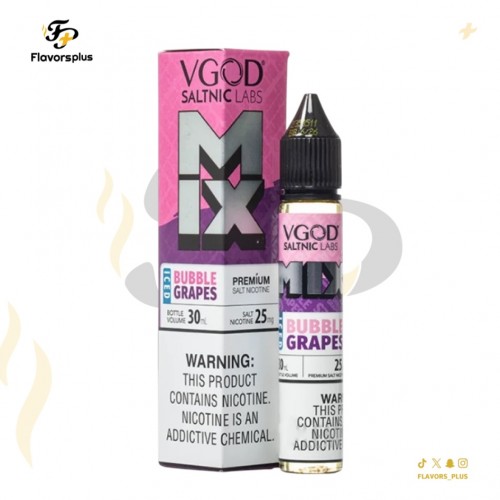 نكهة فيقود مكس علكة العنب ايس | VGOD MIX BUBBLE GRAPES ICED 30ML