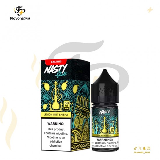 نكهة ناستي شيشة ليمون نعناع | NASTY SHISHA Lemon Mint 30ML  