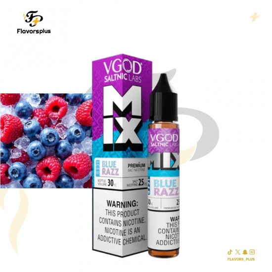 نكهة فيقود مكس ايس بلو راز (توت ازرق) | VGOD MIX BLUE RAZZ ICED 30ML