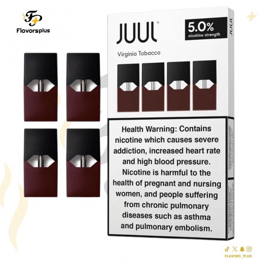 بودات جهاز جول فرجينيا تباكو | JUUL PODS VIRGINIA TOBACCO 