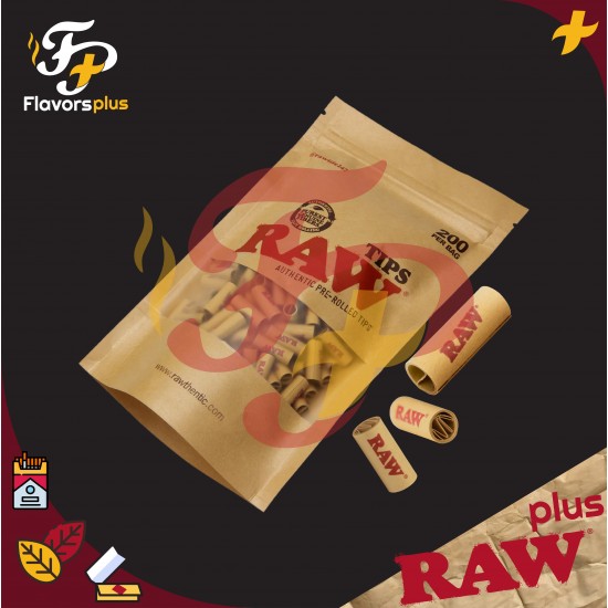 راو 200 فلتر جاهز | RAW Pre-rolled Tips 200's