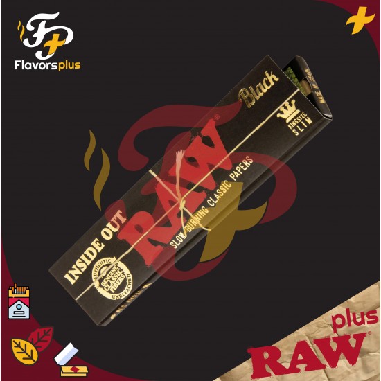 ورق راو كنج سايز (بلاك) | RAW King Size (Black)