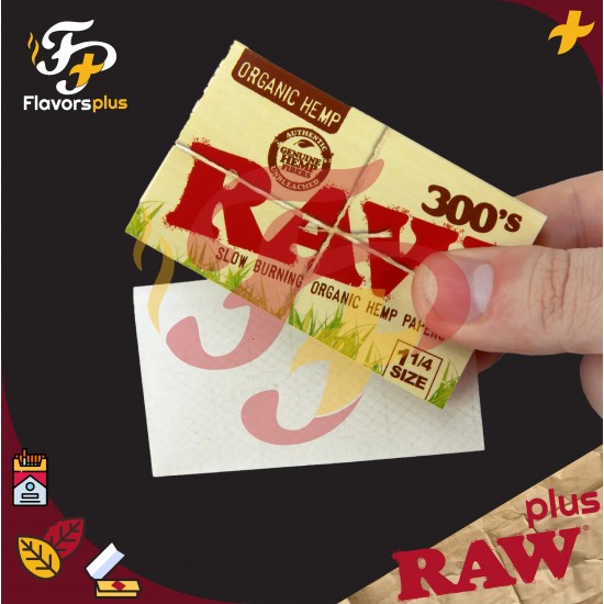 دفتر ورق راو 300 أورجانك | RAW ORGANIC ¼ 1 300's