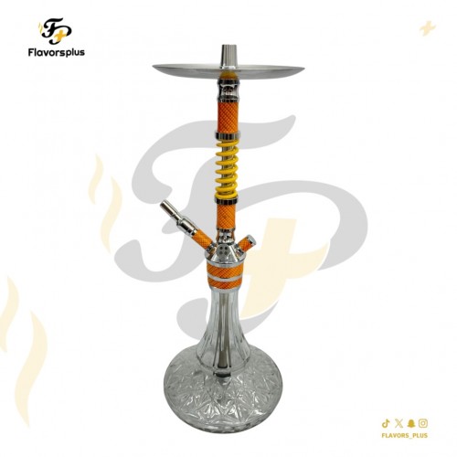 شيشة حلزوني كاربون فايبر ستايل | Spiral Carbon Fiber Hookah