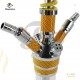 شيشة حلزوني كاربون فايبر ستايل | Spiral Carbon Fiber Hookah